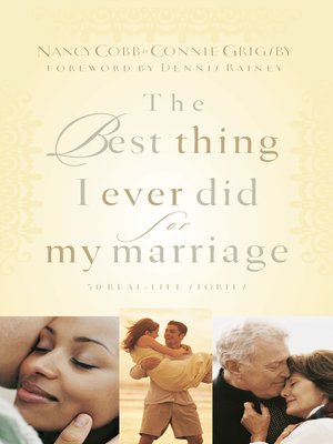 The Best Thing I Ever Did for My Marriage - ebook